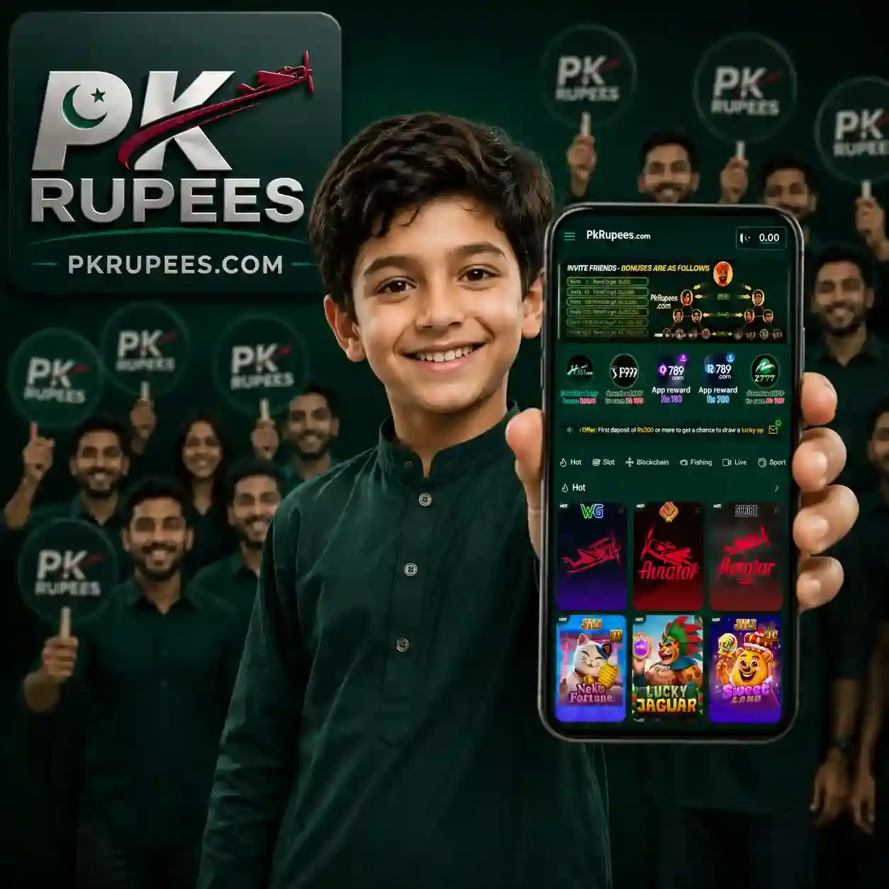 PKRupees Game Home Screen Interface and Real Earning App Download in Pakistan